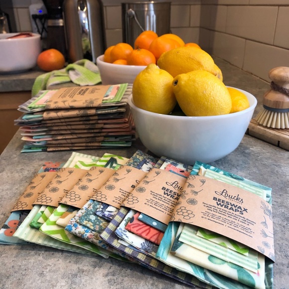 Beeswax Wraps (4 pack-Large) - Picture 2 of 9